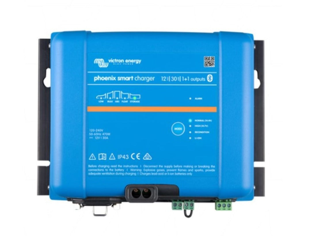 Victron Phoenix Smart IP43 12/30 Charger (1+1) 120-240V PSC123051095
