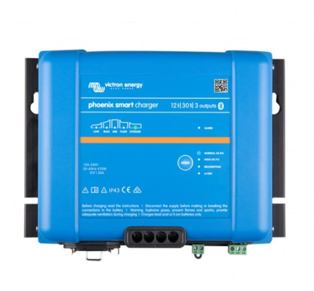 Victron Phoenix Smart IP43 12/30 Charger (3) 120-240V PSC123053095