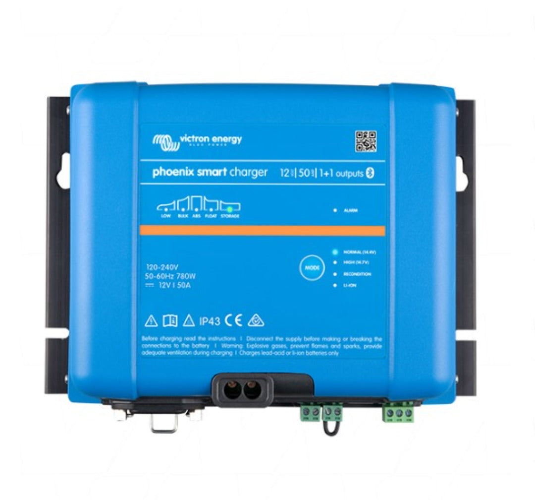 Victron Phoenix Smart IP43 12/50 Charger (1+1) 120-240V PSC125051095