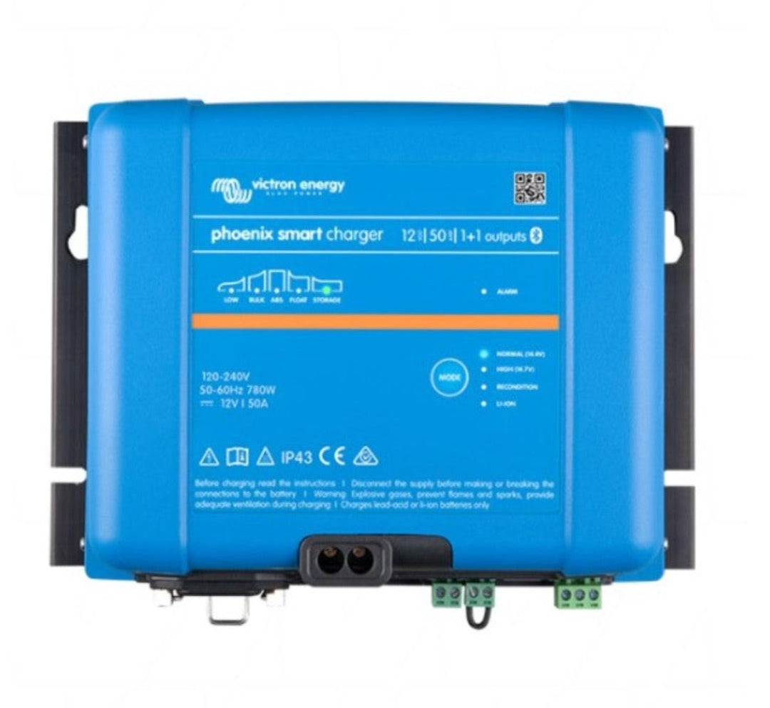 Victron Phoenix Smart IP43 12/50 Charger (1+1) 120-240V PSC125051095