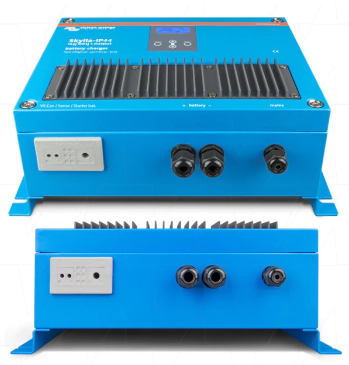 Victron 12V 60A Skylla IP44 SLA/LiFePO4 Triple Output Charger M6 Connection SKY012060100