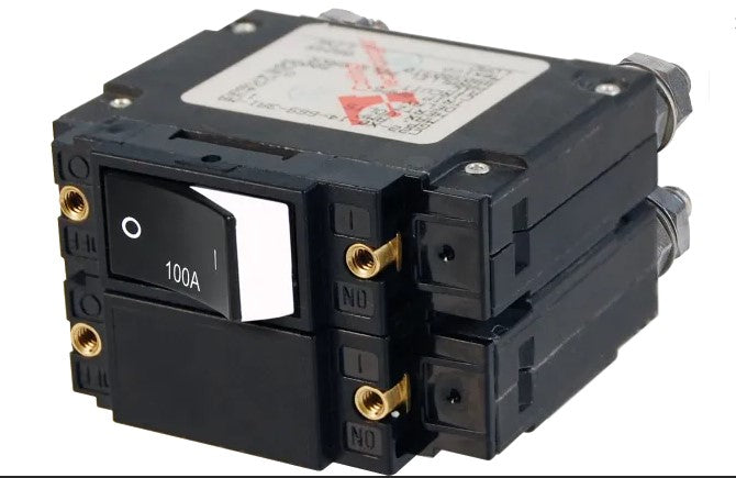 Blue Sea Systems C-Series Raised Rocker Circuit Breaker 30 to 100 Amps 2 to 3 Poles