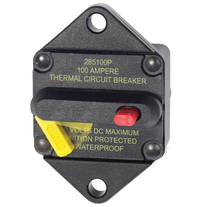 Blue Sea Systems Thermal Circuit Breakers 285 Series Panel Mount