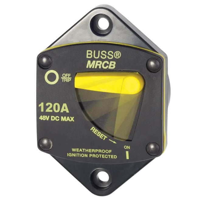 Blue Sea Systems 187 Series Panel Mount Circuit Breakers 25 to 200 Amp Loads
