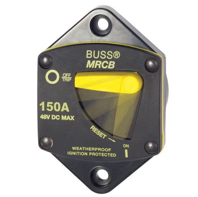 Blue Sea Systems 187 Series Panel Mount Circuit Breakers 25 to 200 Amp Loads