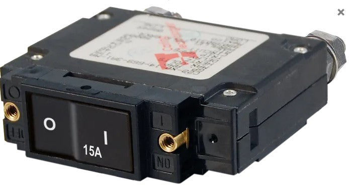 Blue Sea Systems C-Series Flat Rocker Circuit Breaker 5 to 300 Amps 1 to 3 Poles