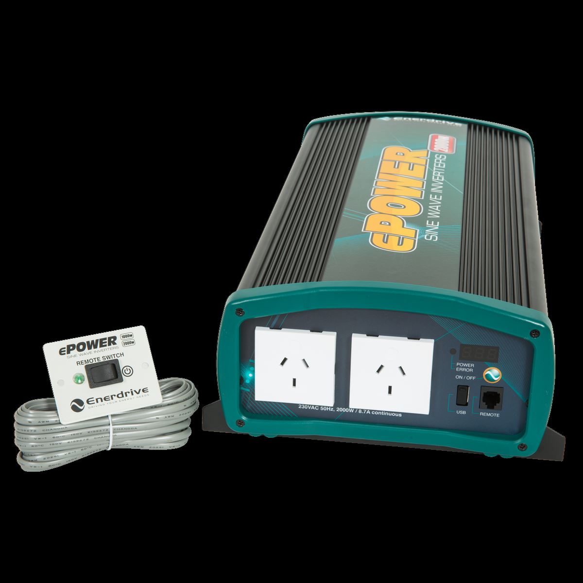 Enerdrive ePOWER EN1120S 2000W PURESINE Wave Inverter