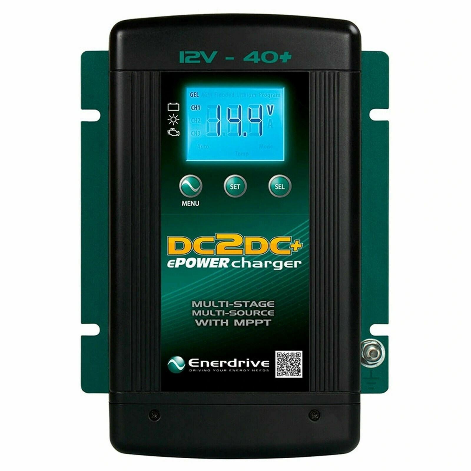 Enerdrive ePOWER DC2DC Battery Charger 40+amp 12V MPPT Reg EN3DC40+