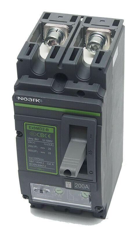 Noark 200A 500V DC Circuit Breaker 2 Pole (NRK-N28903)