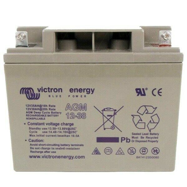 Victron 12V/38Ah AGM Deep Cycle Battery (BAT412350084)