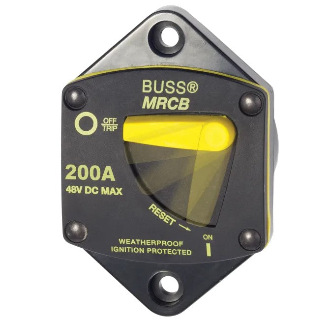 Blue Sea Systems 187 Series Panel Mount Circuit Breakers 25 to 200 Amp Loads