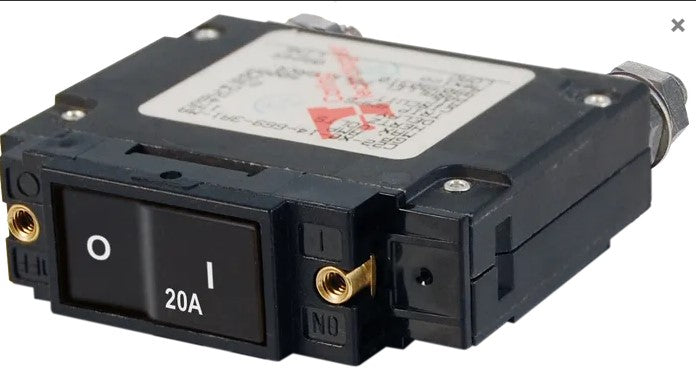 Blue Sea Systems C-Series Flat Rocker Circuit Breaker 5 to 300 Amps 1 to 3 Poles