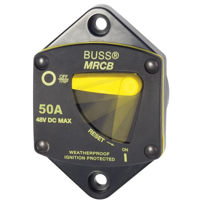 Blue Sea Systems 187 Series Panel Mount Circuit Breakers 25 to 200 Amp Loads