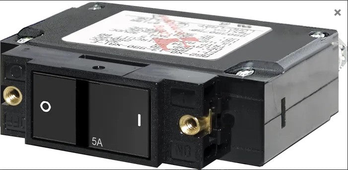 Blue Sea Systems C-Series Flat Rocker Circuit Breaker 5 to 300 Amps 1 to 3 Poles