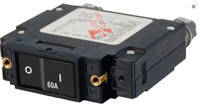 Blue Sea Systems C-Series Flat Rocker Circuit Breaker 5 to 300 Amps 1 to 3 Poles
