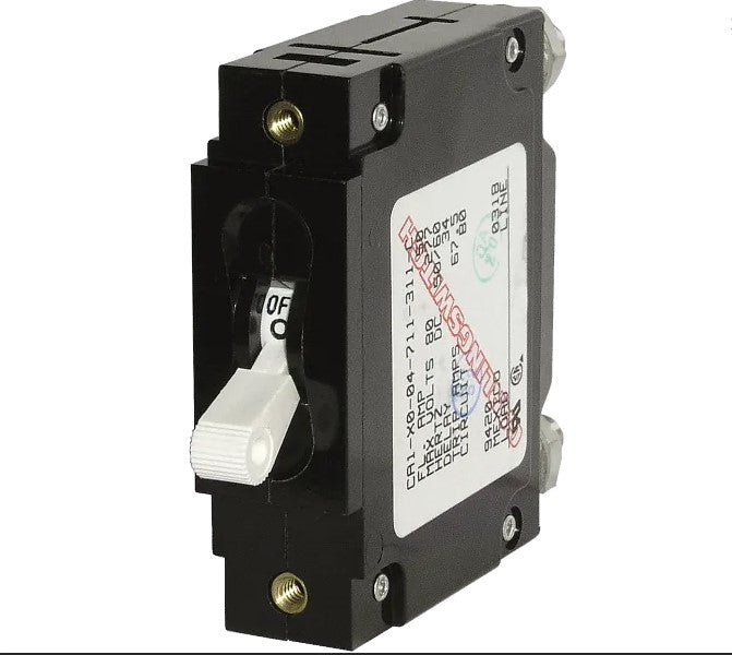Blue Sea Systems C Series Circuit Breaker 5 to 300 Amps White Toggle