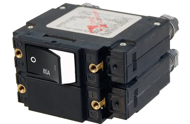 Blue Sea Systems C-Series Raised Rocker Circuit Breaker 30 to 100 Amps 2 to 3 Poles