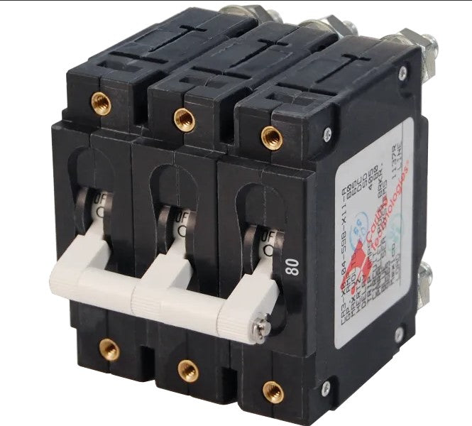Blue Sea Systems C Series Circuit Breaker 5 to 300 Amps White Toggle