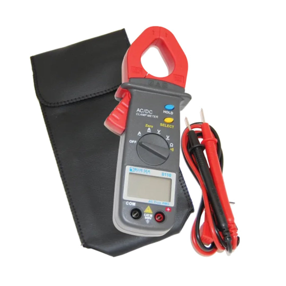 Blue Sea Systems AC/DC Mini Clamp Multimeter 600V 400A Auto BS-8110B