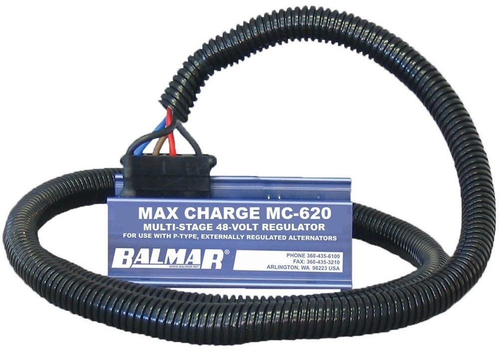 Balmar MC-620 48V Multi-Stage Alternator Regulator with Harness (B-MC-620-H)