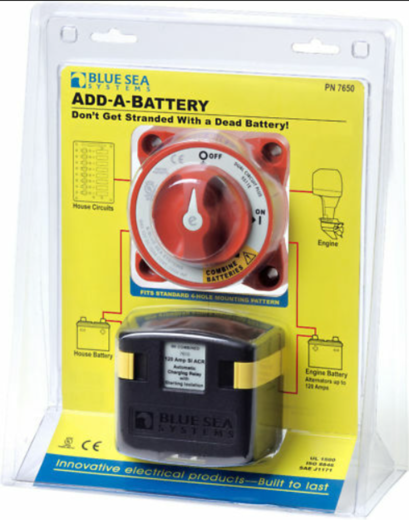 Blue Sea Systems VSR Add A Battery Kit 120A 12/24V BS-7650