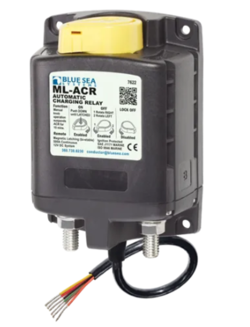 Blue Sea Systems ML Series 12V 500A ML-ACR Automatic Charging Relay Dual Senses (BS-7622B)