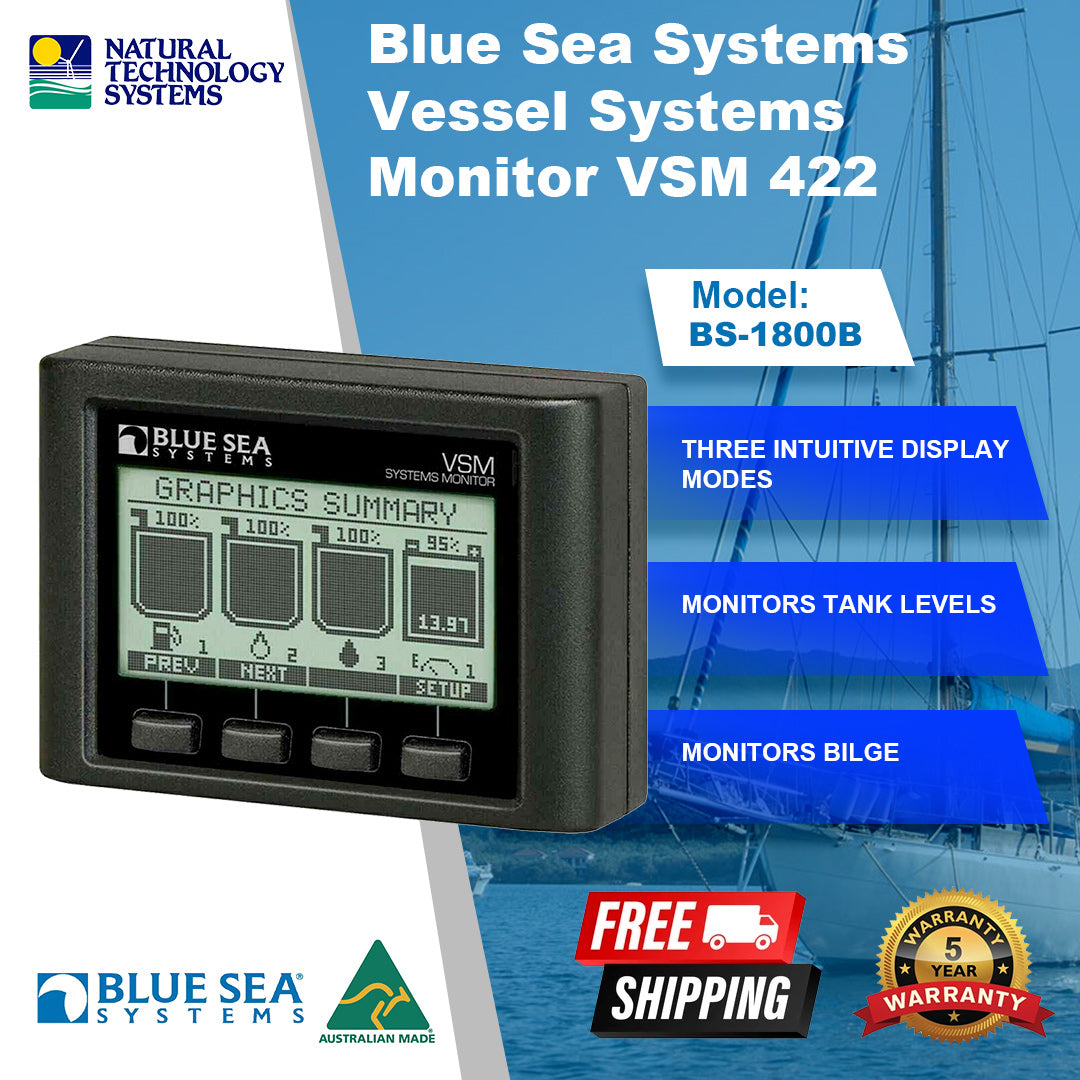 Blue Sea Systems Vessel Systems Monitor VSM 422 (BS-1800B)