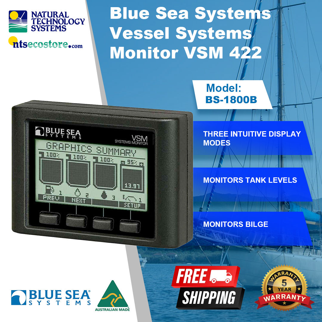 Blue Sea Systems Vessel Systems Monitor VSM 422 (BS-1800B)
