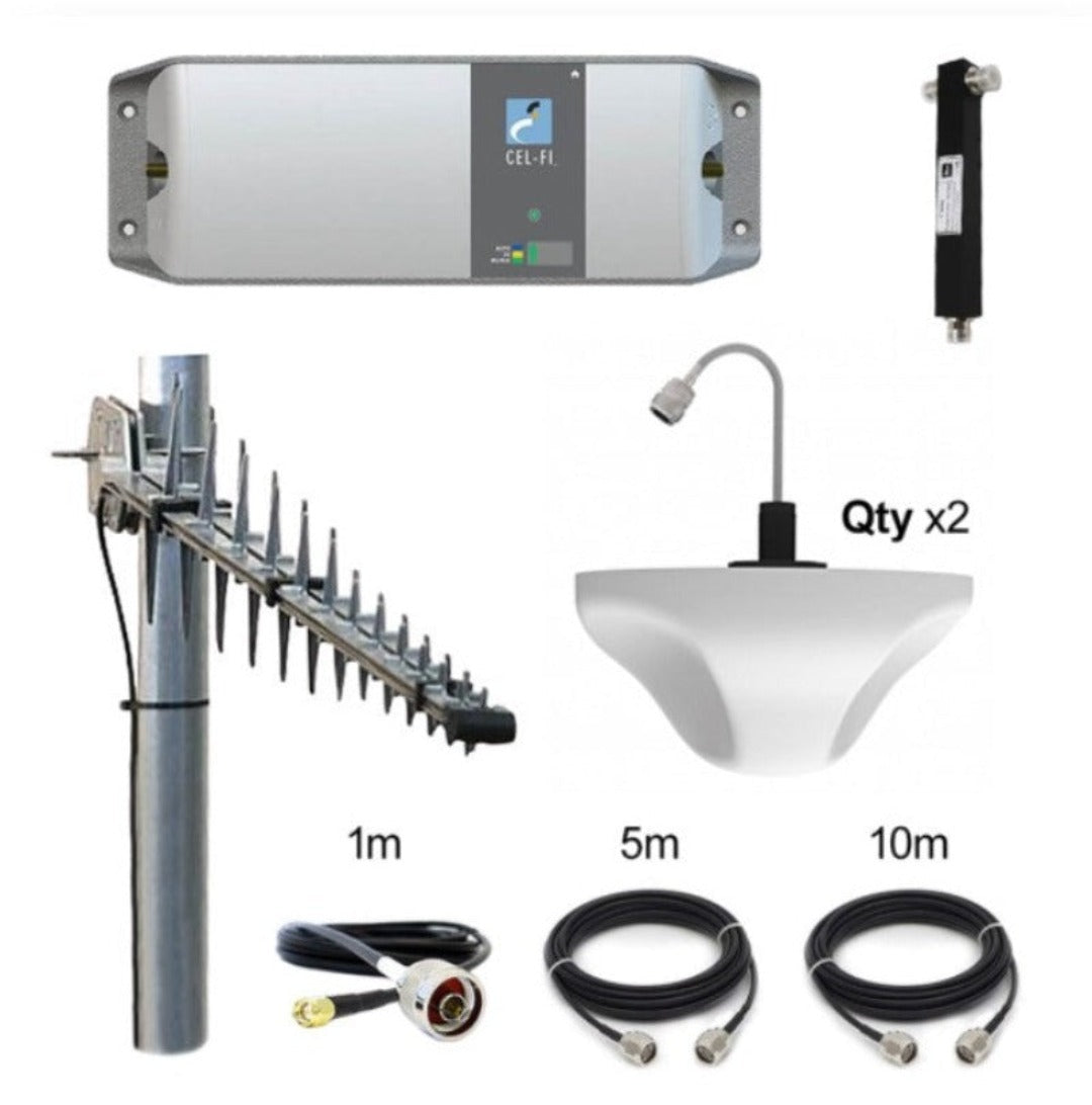 Cel-Fi GO Stationary Kit – Telstra (Dual DAS Antenna) Directional Donor G31-3/5/28SK-DL-2SO