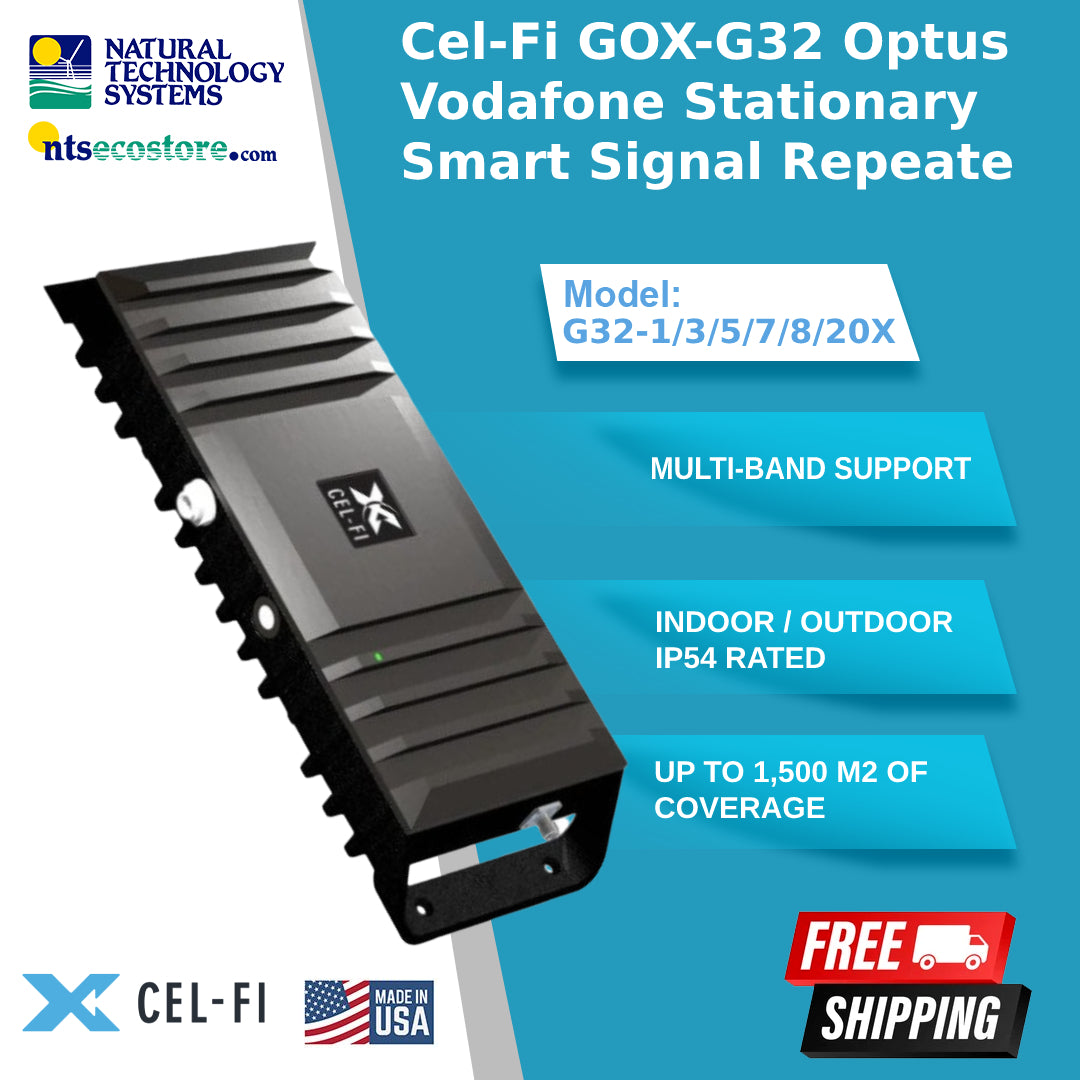 Cel-Fi GOX-G32 Optus Vodafone Stationary Smart Signal Repeater (G32-1/3/5/7/8/20X)