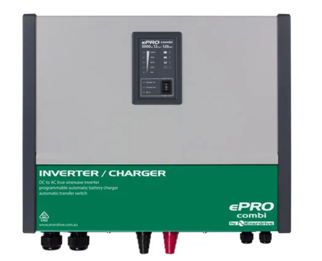 Enerdrive EPro Combi Inverter Charger 12V/3000W-120A W/Remote EPC-3000-12-KIT