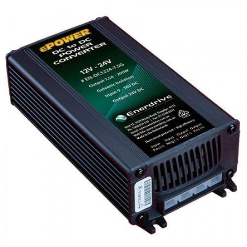 Enerdrive 12V-24V 7.5A DC to DC Converter with Galvanic Isolation (EN-DC1224-7.5G)
