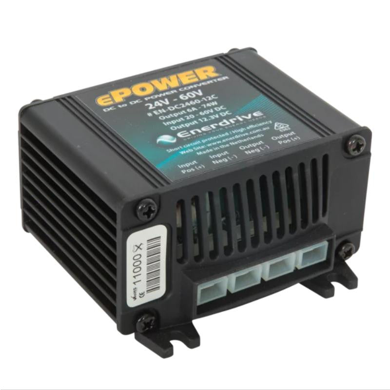 Enerdrive 60V-12V 6A DC to DC Converter Non Isolated Output 12.3V (EN-DC2460-12C)