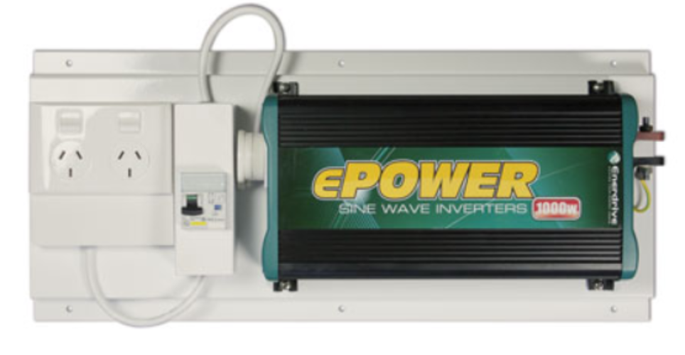 Enerdrive ePOWER PSW 1000W 12V RCD Inverter Kit RCD-GPO-EP1000W