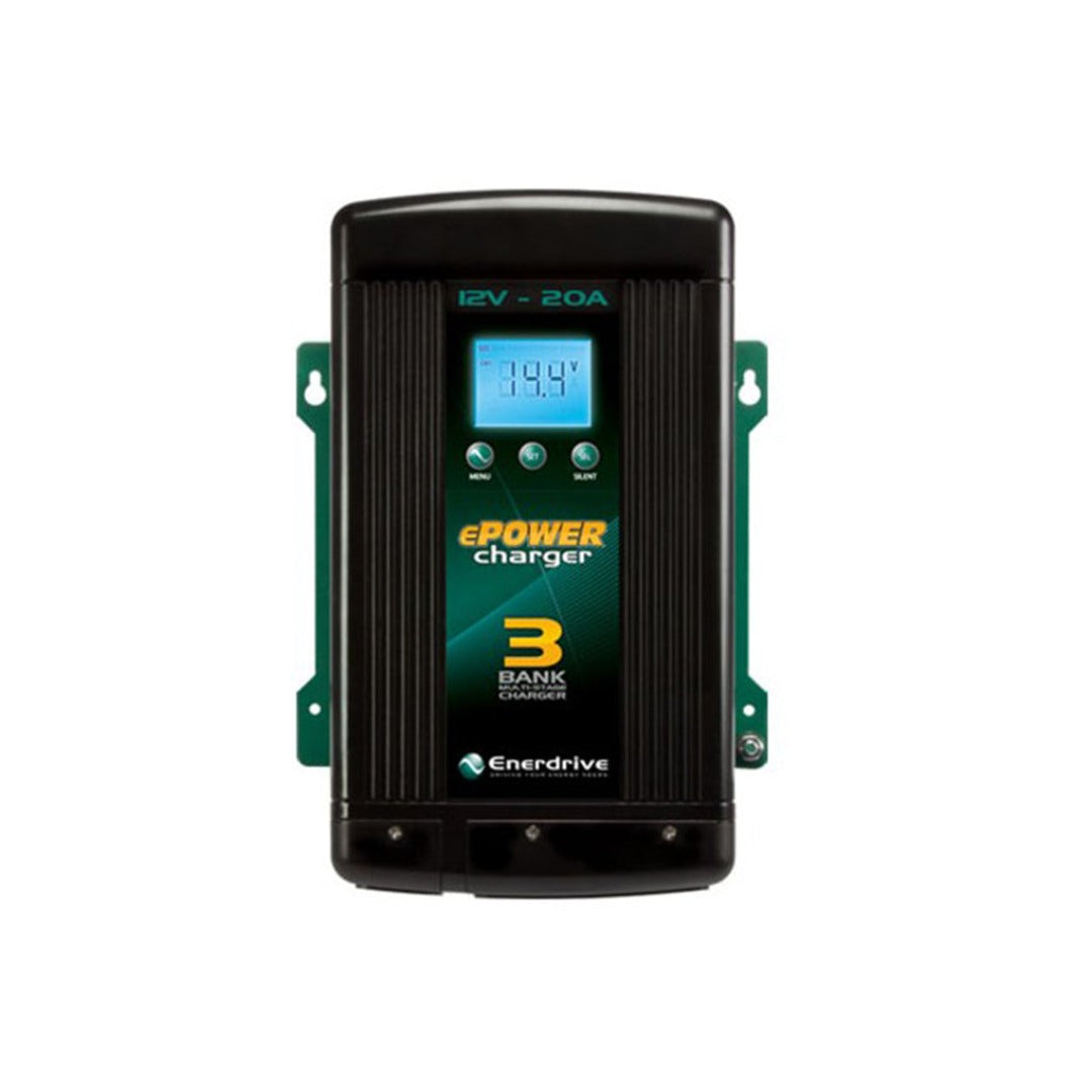 Enerdrive 2x100Ah eLITE Lithium Battery 20A AC Charger 40A DC2DC Charger K-200-11
