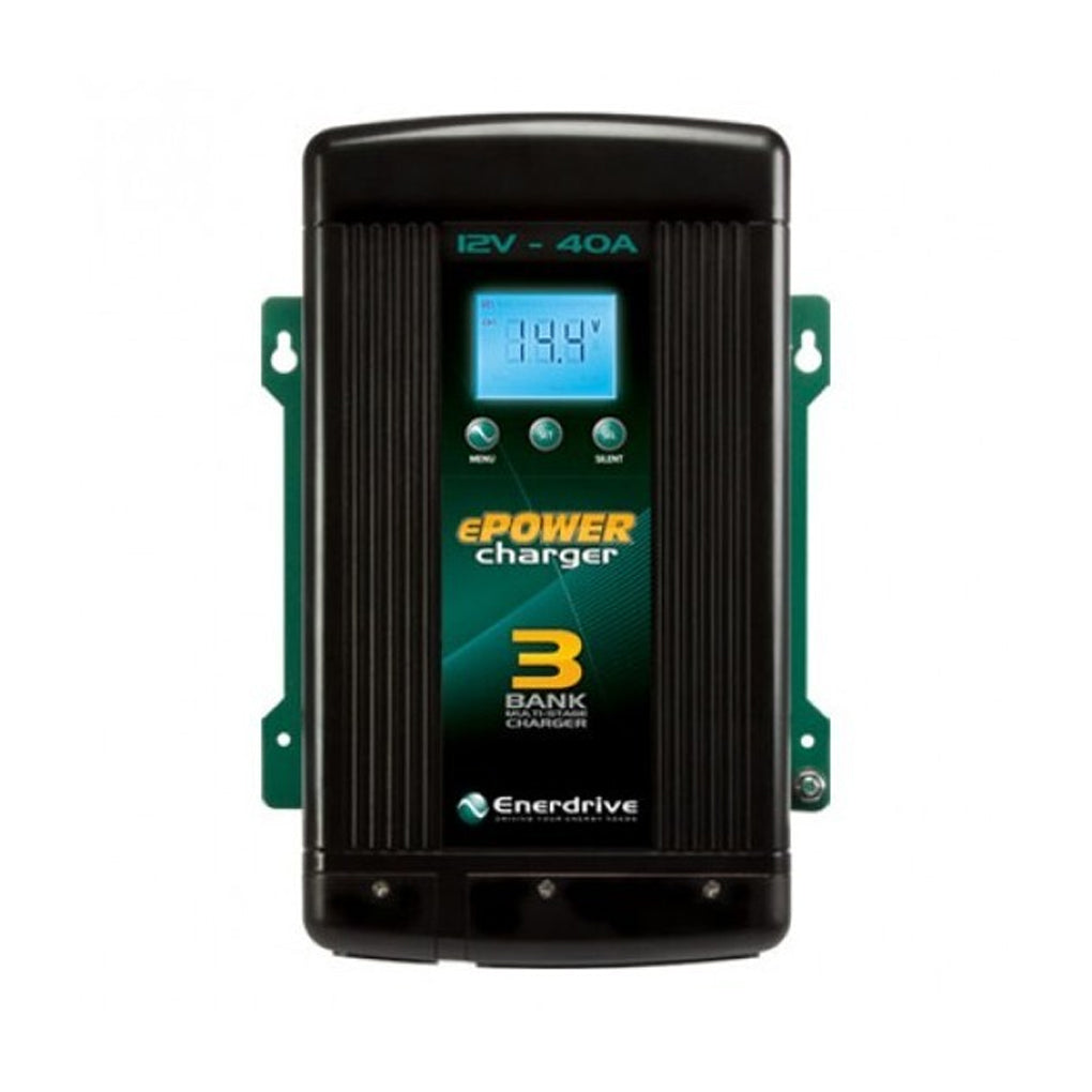 Enerdrive ePOWER B-TEC 125Ah Battery, 40A DC2DC + 40A AC Charger & ePRO+ Monitor (K-125-02)