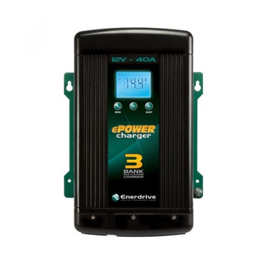 Enerdrive B-TEC 200Ah Battery 40A AC DC2DC Charger 2000W Inverter Simarine K-200-03