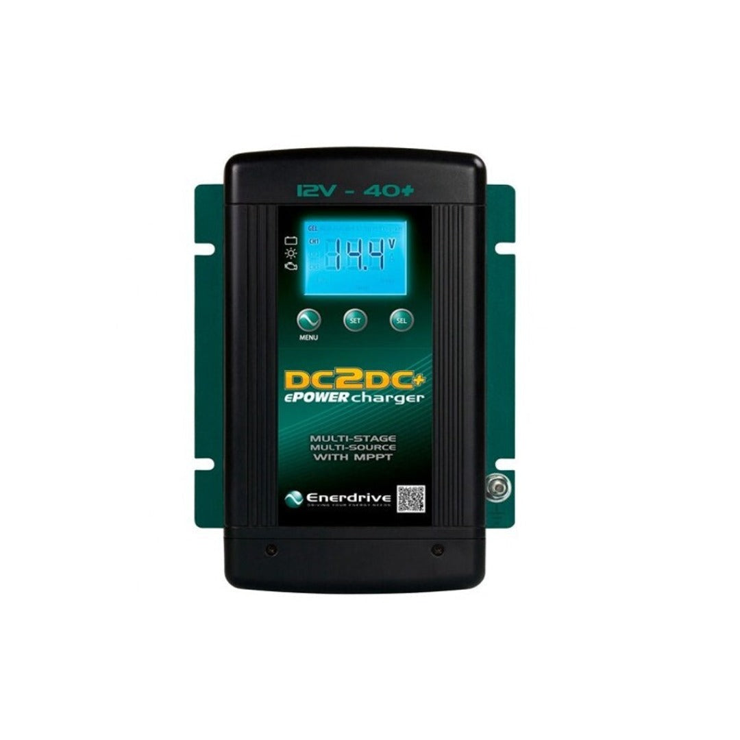 Enerdrive 200Ah Off-Grid 40A AC-DC Charging Bundle + 720W Solar Panels K-200-17