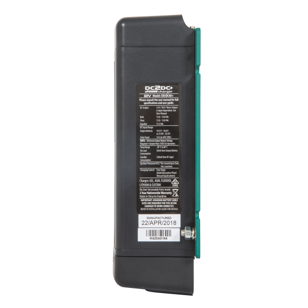 Enerdrive ePOWER DC2DC Battery Charger 40+amp 12V MPPT Reg EN3DC40+