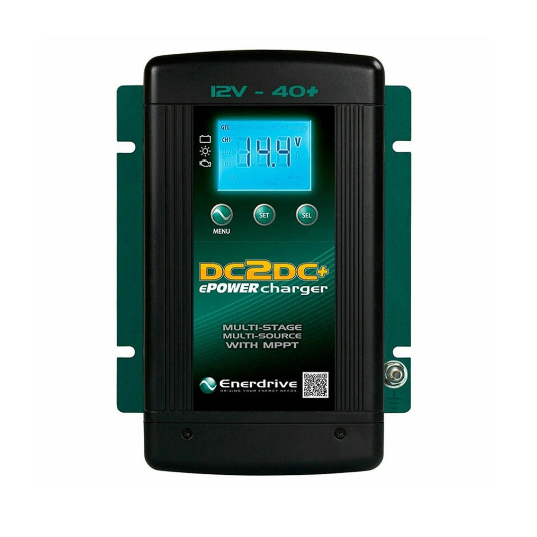 Enerdrive 2x100Ah eLITE Lithium Battery 20A AC Charger 40A DC2DC Charger K-200-11