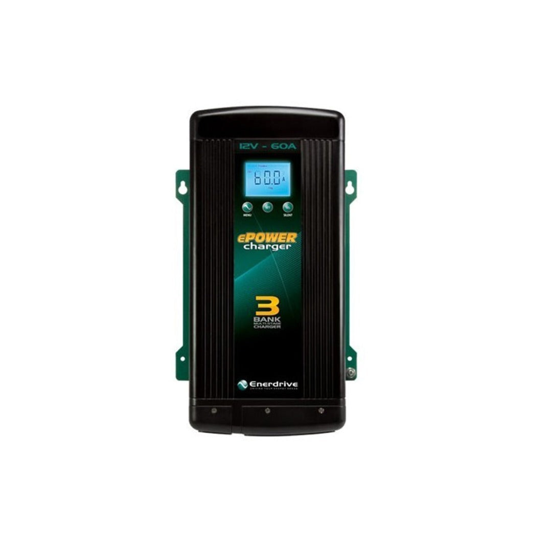 Enerdrive 400Ah Off-Grid 40A DC & 60A AC Charging Bundle w/ 720W Solar Panels K-400-16