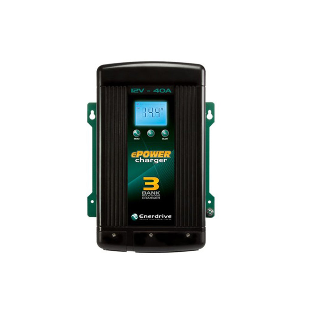 Enerdrive 100Ah 12V eLITE Lithium Battery w/ 40A AC Charger & 40A DC2DC Charger (K-100-08)