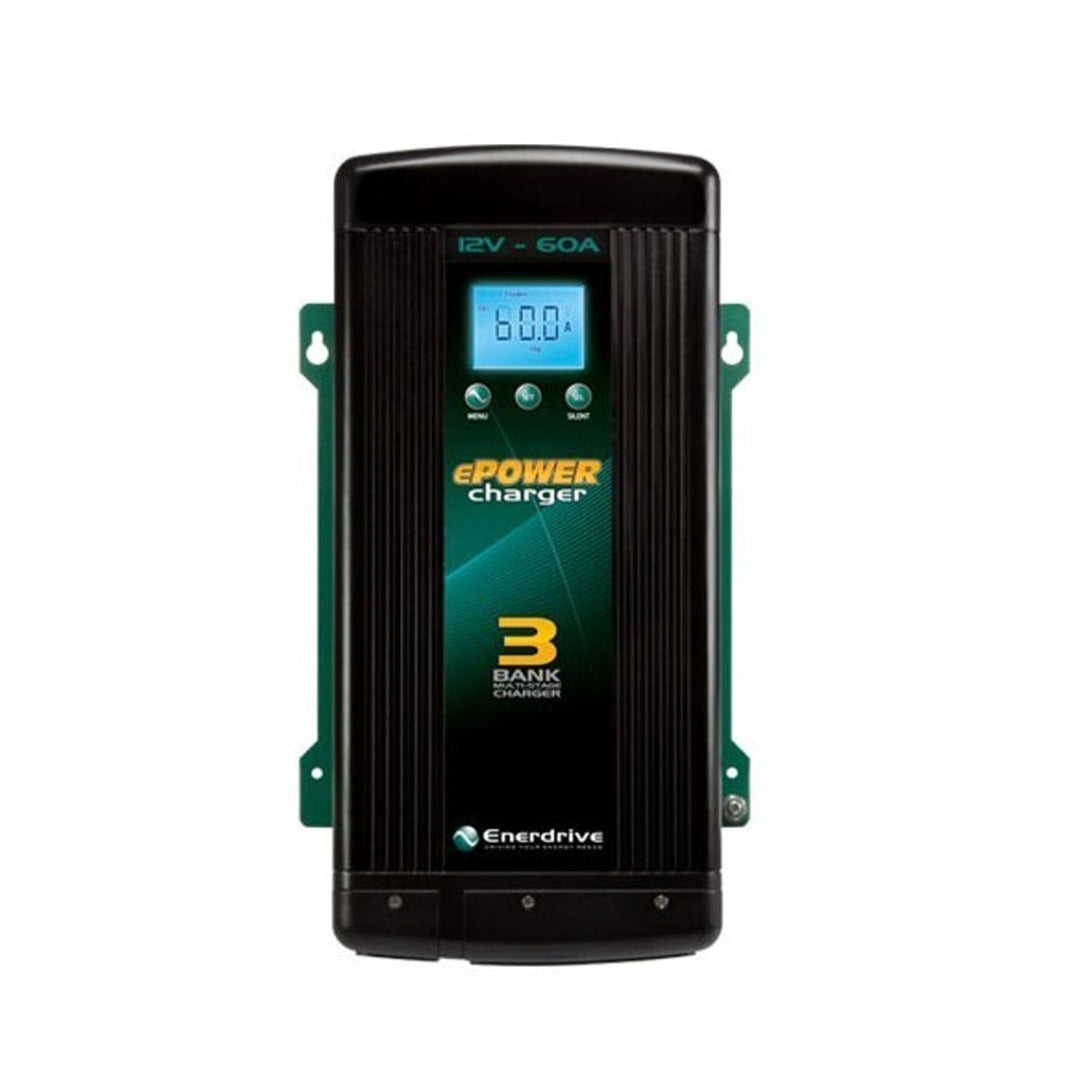 Enerdrive ePOWER B-TEC 300Ah Lithium Battery 12V 60A AC Battery Charger K-300-05
