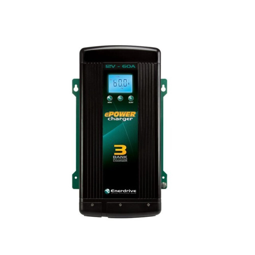 Enerdrive 60A AC & DC DIY Kit w/ 45A Solar Controller & ePRO Plus Monitor (ESYS-J)