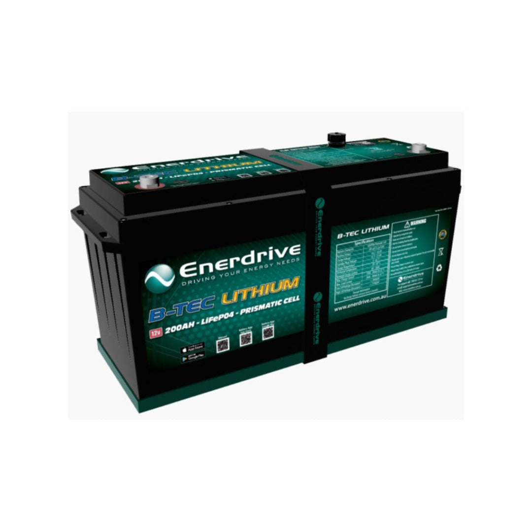 Enerdrive B-TEC 12V 200Ah G2 Lithium Battery - ENERDRIVE