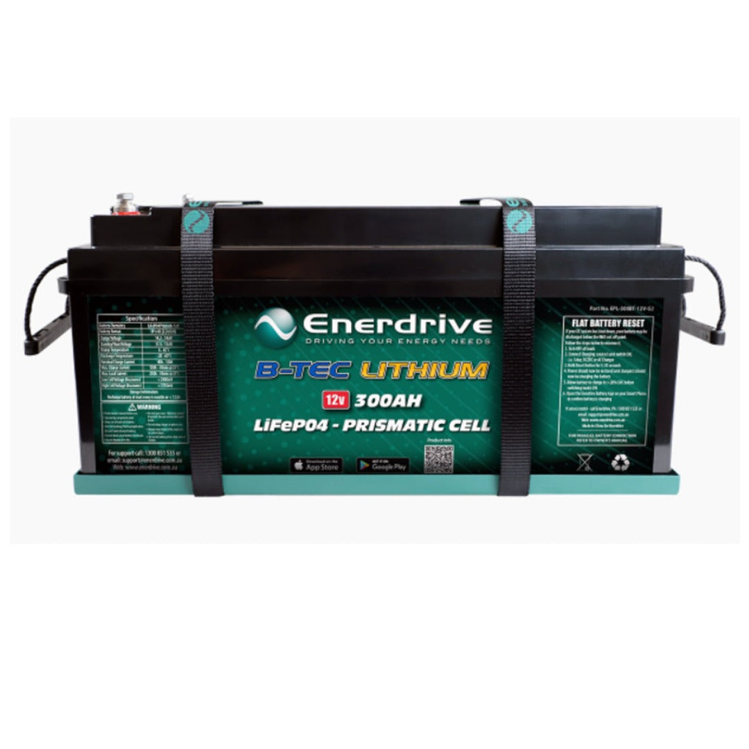 Enerdrive ePOWER B-TEC 300Ah Lithium Battery 12V 60A AC Battery Charger K-300-05