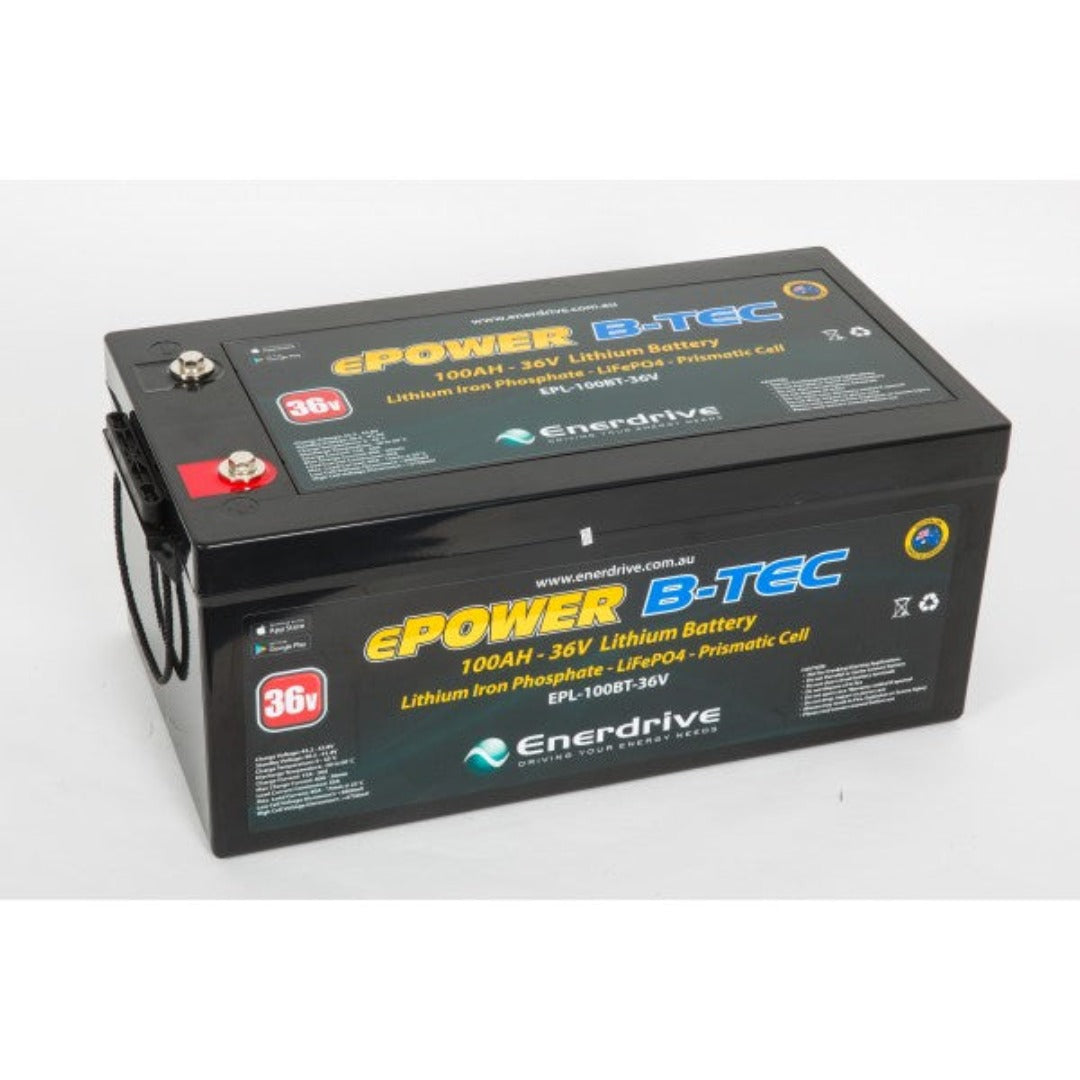 Enerdrive ePOWER Lithium Battery B-TEC 100Amp 36V LiFePO4 EPL-100BT-36V