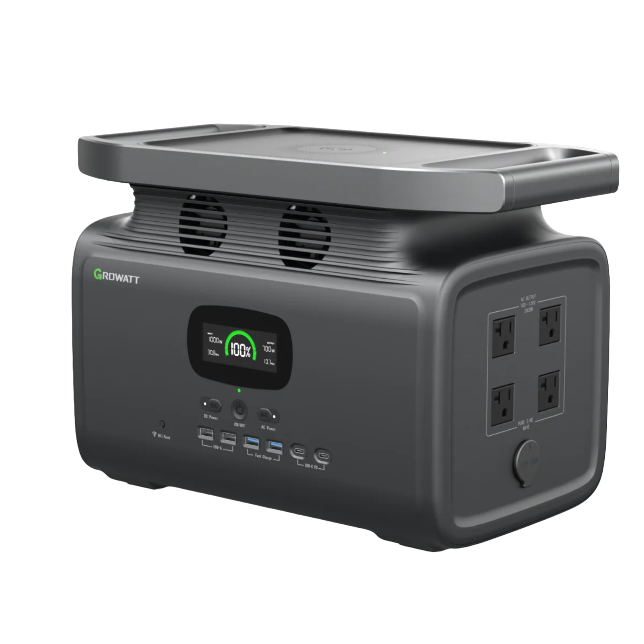 GROWATT INFINITY 1500 Portable Power Station Lithium battery backup UPS