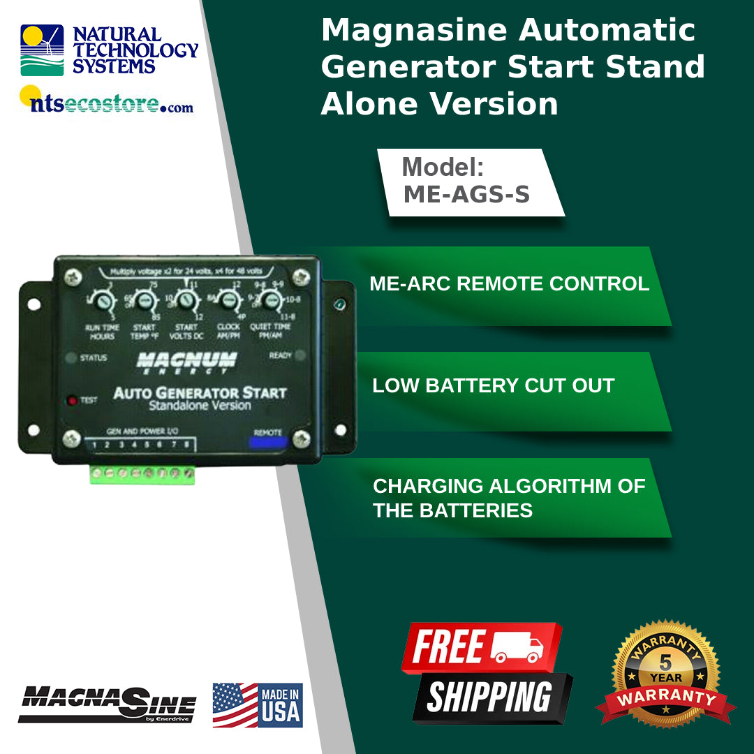 Magnasine Automatic Generator Start Stand Alone Version (ME-AGS-S)