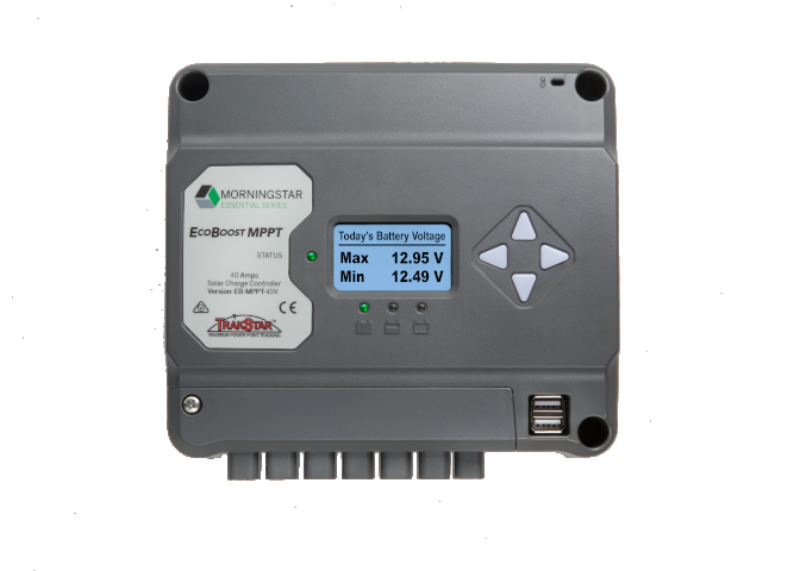 Morningstar EcoBoost MPPT 40Amp w/Meter SR-EB-MPPT-40M